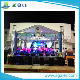 Party Led Screen Truss , Aluminum Truss Roof Systems Ce / Tuv Certificated
